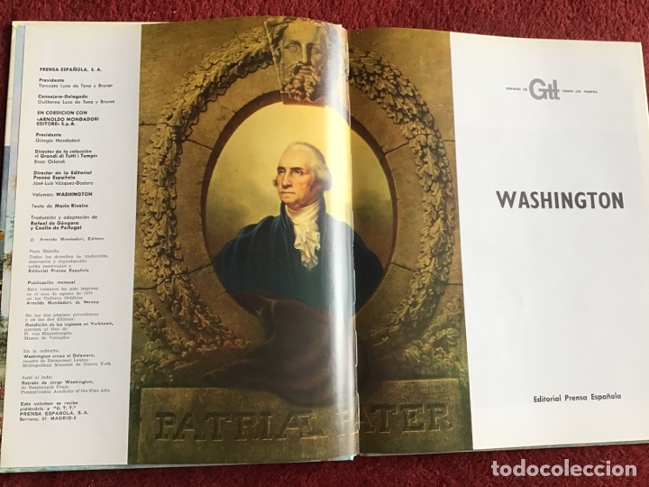 Libros de segunda mano: Washington. Grandes de todos los tiempos. 1970. ASM - Foto 2