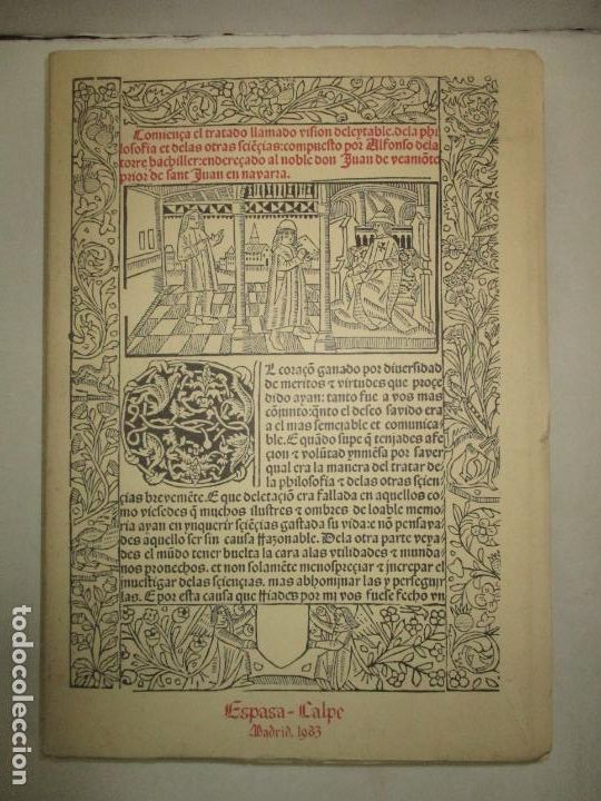 Libros de segunda mano: VISI&Oacute;N DELEITABLE. - TORRE, Alfonso de la. 1983. FACS&Iacute;MIL. - Foto 1