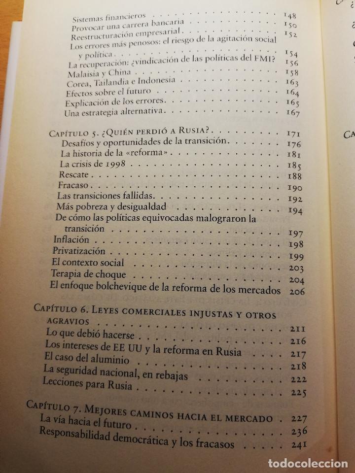 Libros de segunda mano: EL MALESTAR EN LA GLOBALIZACI&Oacute;N (JOSEPH E. STIGLITZ) - Foto 4