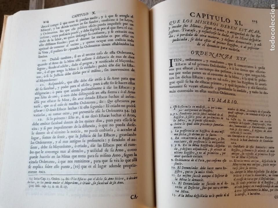 Libros de segunda mano: GAMBOA: COMENTARIOS A LAS ORDENANZAS DE MINAS, (FACS&Iacute;MIL) - Foto 6