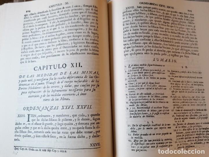Libros de segunda mano: GAMBOA: COMENTARIOS A LAS ORDENANZAS DE MINAS, (FACS&Iacute;MIL) - Foto 7
