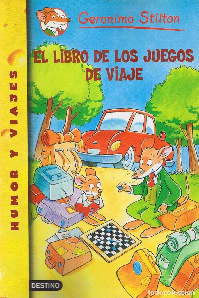 Libros de segunda mano: El libro de los juegos de viaje -  Ger&oacute;nimo Stilton - Destino - Foto 1