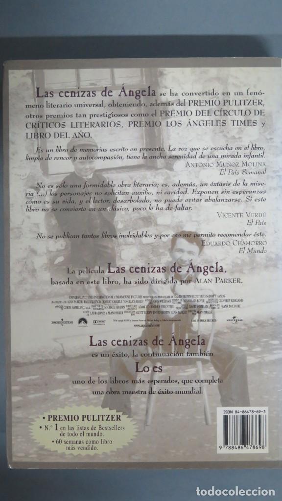 Libros de segunda mano: LAS CENIZAS DE ANGELA. LO ES. McCOURT - Foto 3