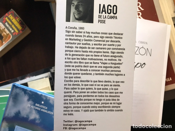 Libros de segunda mano: Coraz&oacute;n y tiempo. Iago de la Campa. - Foto 3