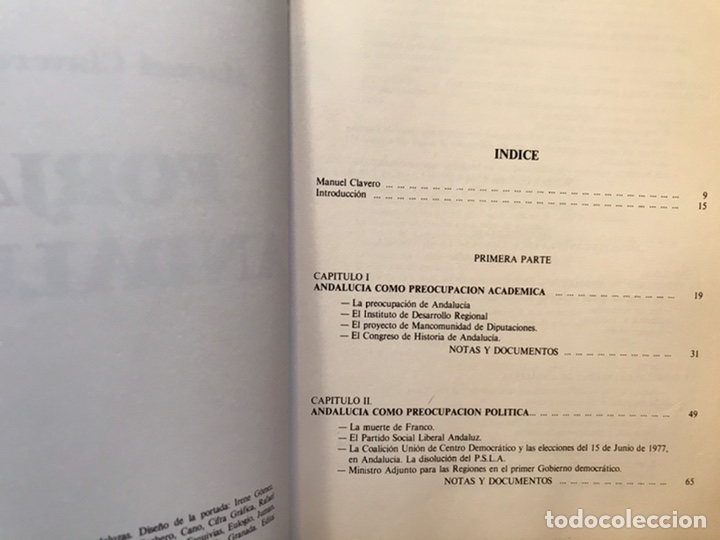 Libros de segunda mano: Forjar Andaluc&iacute;a. Manuel clavero Ar&eacute;valo - Foto 4