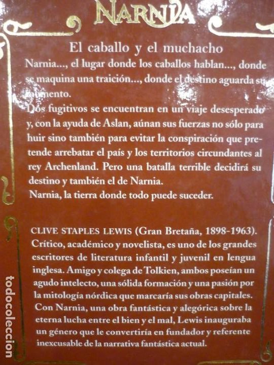 Libros de segunda mano: LAS CR&Oacute;NICAS DE NARNIA: EL CABALLO Y EL MUCHACHO, DE C.S. LEWIS. ILUSTRADO. - Foto 3
