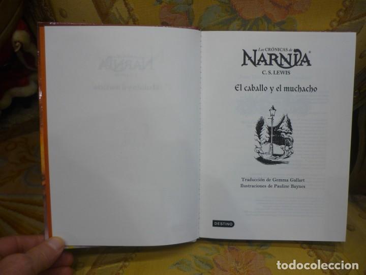 Libros de segunda mano: LAS CR&Oacute;NICAS DE NARNIA: EL CABALLO Y EL MUCHACHO, DE C.S. LEWIS. ILUSTRADO. - Foto 4