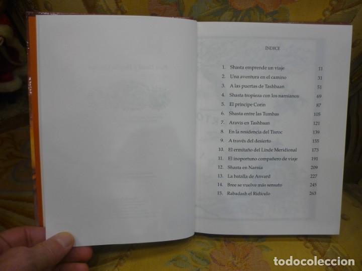Libros de segunda mano: LAS CR&Oacute;NICAS DE NARNIA: EL CABALLO Y EL MUCHACHO, DE C.S. LEWIS. ILUSTRADO. - Foto 6