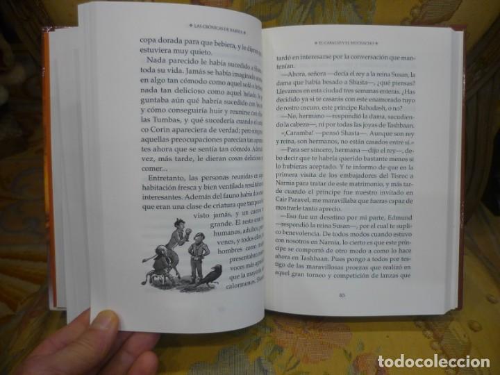 Libros de segunda mano: LAS CR&Oacute;NICAS DE NARNIA: EL CABALLO Y EL MUCHACHO, DE C.S. LEWIS. ILUSTRADO. - Foto 7