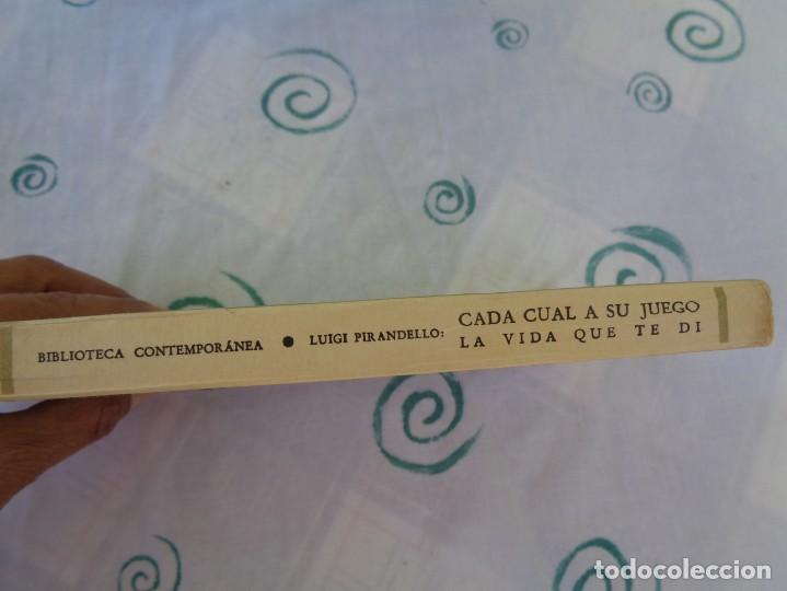 Libros de segunda mano: CADA CUAL A SU JUEGO PIRANDELLO --- 1&ordf; EDICION --- 1944 - Foto 3