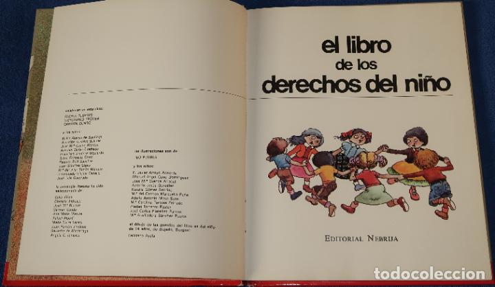 Libros de segunda mano: el libro de los derechos del ni&ntilde;o - Unicef - Editorial Nebrija (1978) - Foto 3