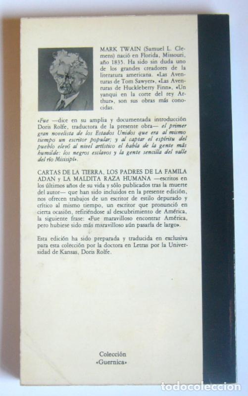 Libros de segunda mano: CARTAS DE LA TIERRA - MARK TWAIN - EDICION DE DORIS ROLFE - Foto 2