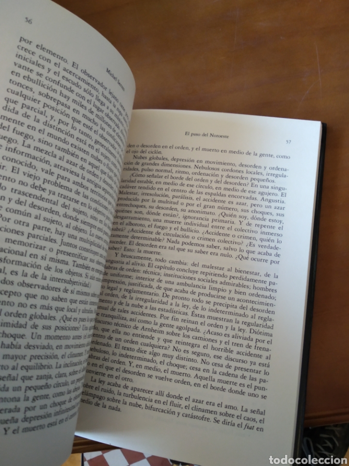 Libros de segunda mano: MICHEL SERRES. El PASO DEL NOROESTE. #3440 - Foto 5