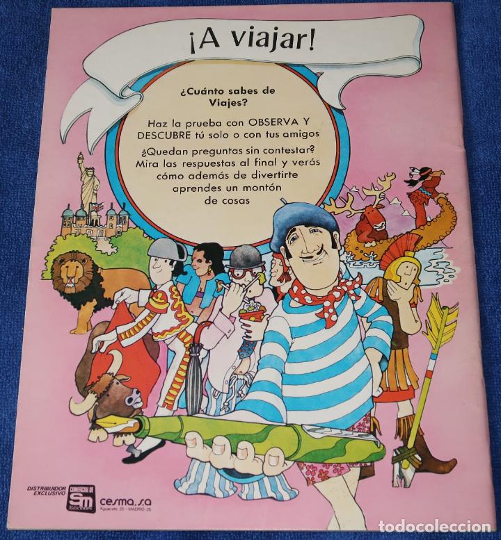 Libros de segunda mano: Observa y Descubre &iexcl;A viajar! - Ediciones SM (1978) &iexcl;Impecable! - Foto 7