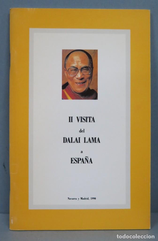 Libros de segunda mano: II Visita Dalai Lama a Espa&ntilde;a - Foto 1
