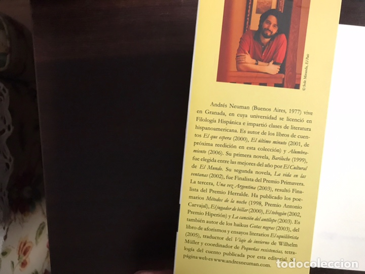 Libros de segunda mano: Alumbramiento. Cuentos. Andr&eacute;s Neuman - Foto 3