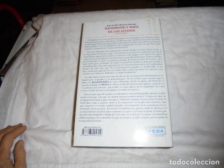 Libros de segunda mano: MATRIMONIO Y BODA DE LOS GITANOS Y DE LOS PAYOS.JUAN DEDIOS RAMIREZ-HEREDIA. - Foto 8