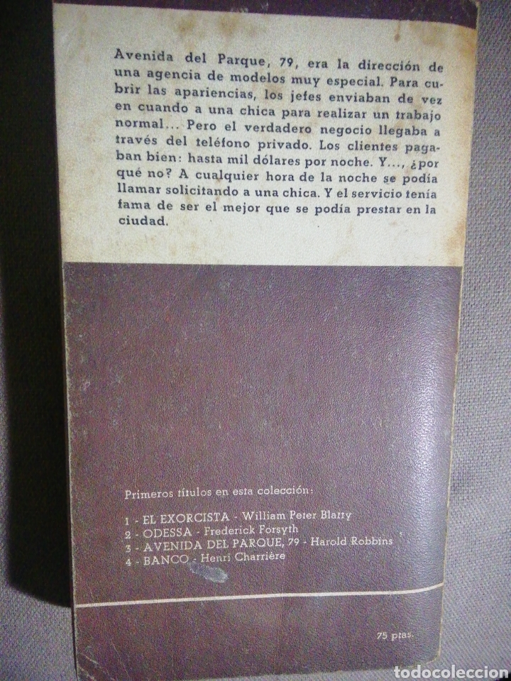 Libros de segunda mano: AVENIDA DEL PARQUE 79. HAROLD ROBINS - Foto 2