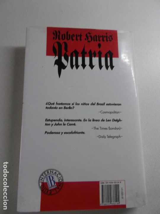 Libros de segunda mano: PATRIA, robert harris 1993 segunda edicion, ed rb - Foto 2