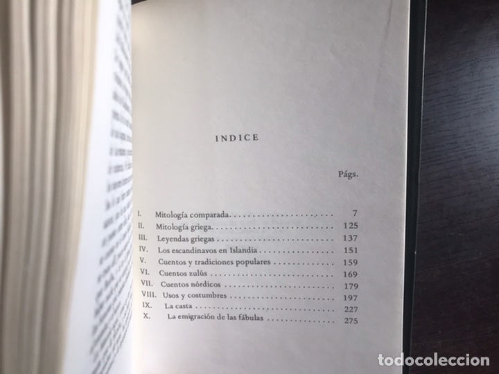 Libros de segunda mano: Mitolog&iacute;a comparada. Max M&uacute;ller. - Foto 3