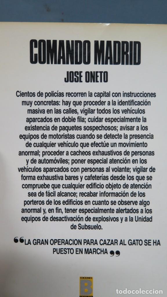 Libros de segunda mano: COMANDO MADRID. JOS&Eacute; ONETO - Foto 2