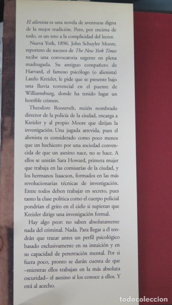 Libros de segunda mano: EL ALIENISTA. CARR - Foto 2