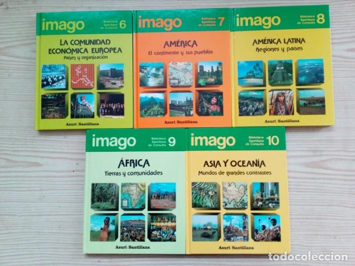 Libros de segunda mano: Biblioteca Santillana De Consulta - Modulo De Geografia - 10 Tomos - Foto 2