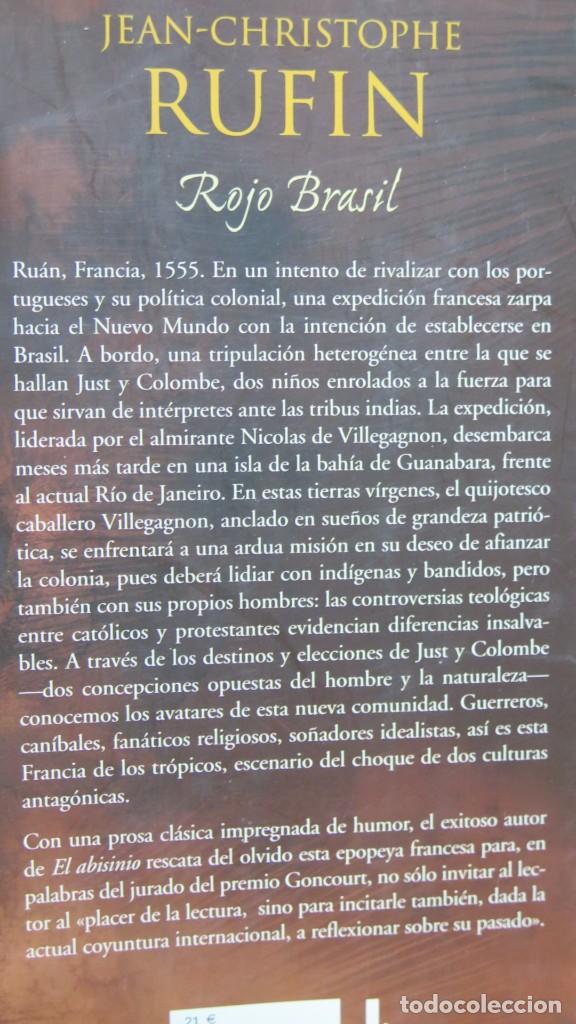 Libros de segunda mano: ROJO BRASIL. JEAN CHRISTOPHE RUFIN - Foto 2