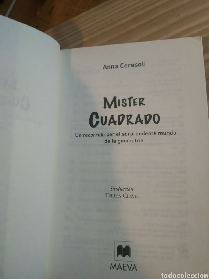 Libros de segunda mano: MISTER CUADRADO. ANNA CESAROLI #1862 - Foto 3