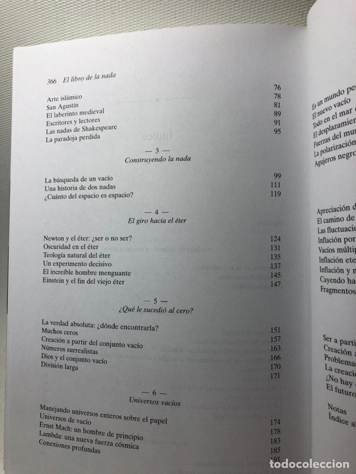 Libros de segunda mano: EL LIBRO DE LA NADA - JOHN D. BARROW - EDIT. CRITICA - DRAKONTOS - Foto 5