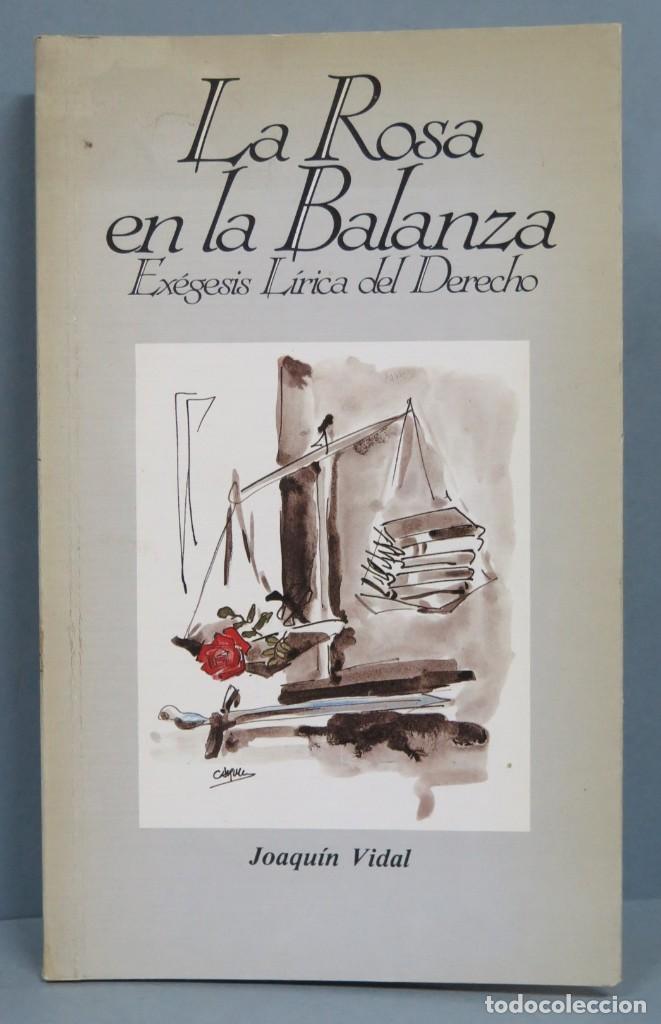 Libros de segunda mano: 1987.- LA ROSA EN LA BALANZA. JOAQUIN VIDAL - Foto 1