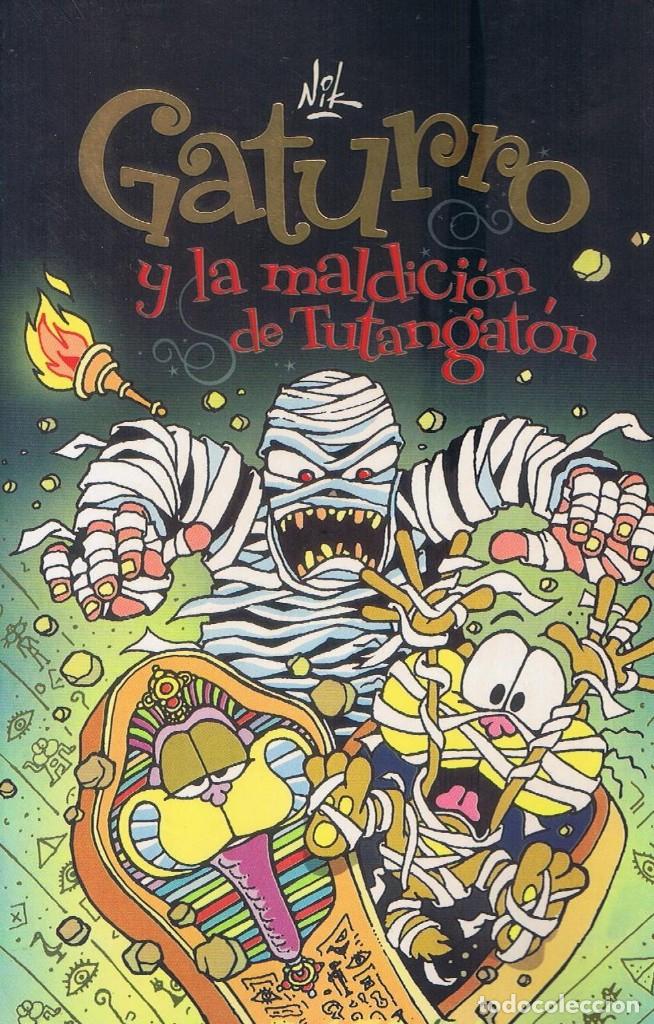 Libros de segunda mano: Gaturro y la maldici&oacute;n de Tutangat&oacute;n - Montena - Foto 1
