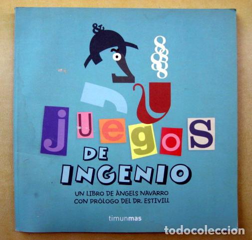 Libros de segunda mano: Juegos de ingenio. Un libro de Angels Navarro - Foto 1