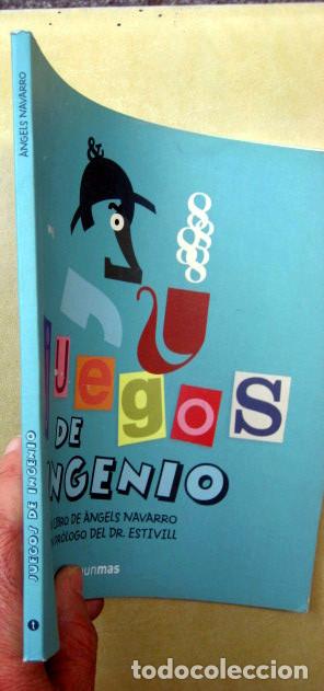 Libros de segunda mano: Juegos de ingenio. Un libro de Angels Navarro - Foto 2