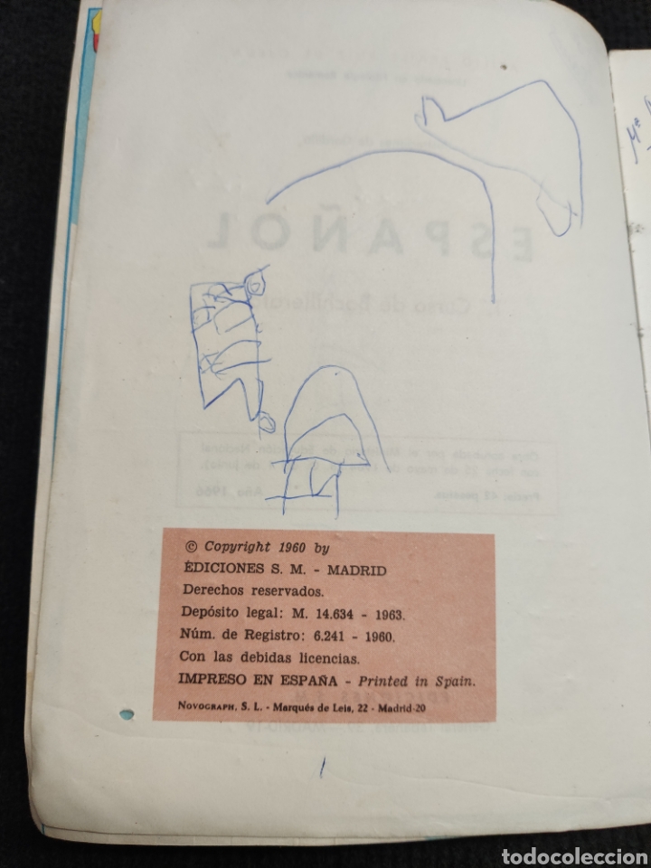 Libros de segunda mano: LIBRO ESPA&Ntilde;OL PRIMER CURSO a&ntilde;o 1963 - Foto 4