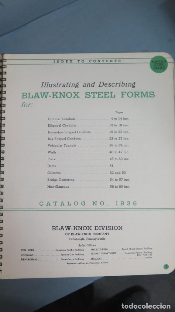 Libros de segunda mano: BLAW-KNOX. STEEL FORMS - Foto 2