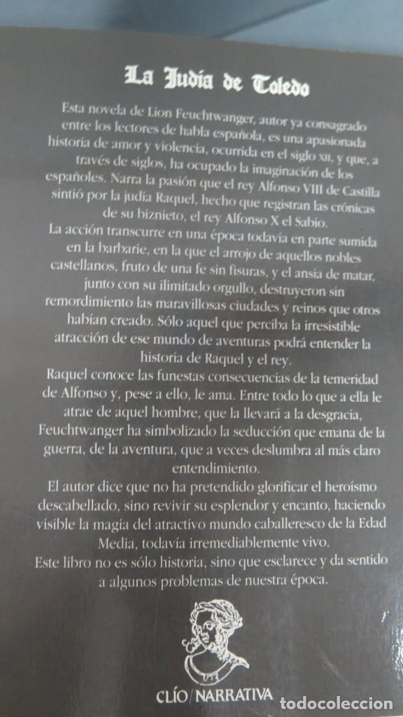 Libros de segunda mano: LA JUDIA DE TOLEDO. FEUCHTWANGER - Foto 2