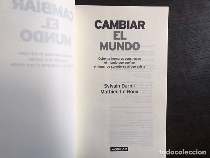 Libros de segunda mano: Cambiar el mundo. Sylvain Darnil - Foto 4