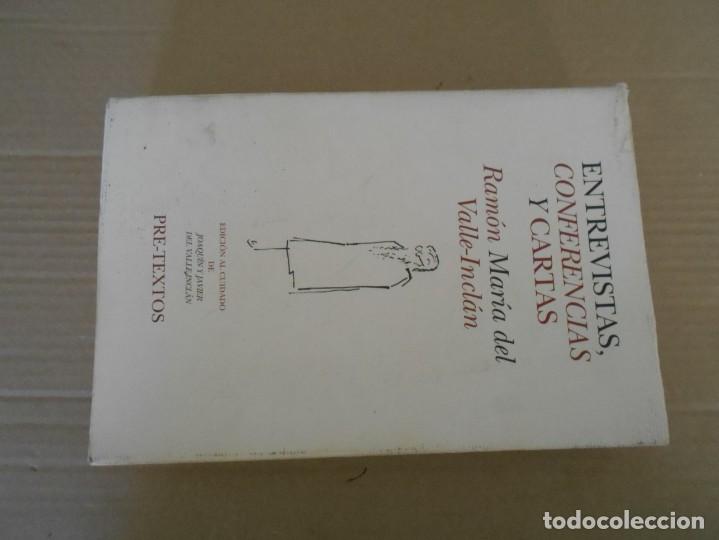 Gebrauchte B&uuml;cher: libro de  entrevistas conferencias y cartas ramon  maria del  valle  inclan