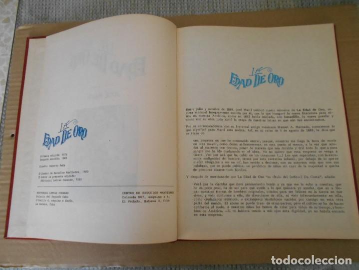 Libros de segunda mano: libro de  la edad de oro de jose  marti - Foto 2
