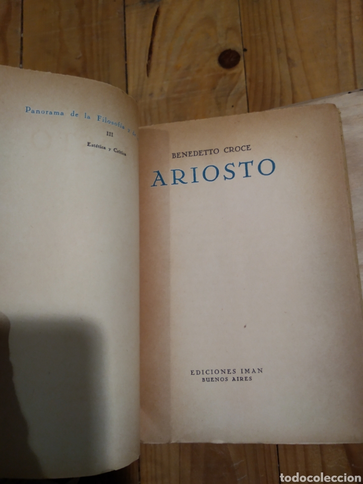 Libros de segunda mano: ARIOSTO. BENEDETTO CROCE #3695 - Foto 3