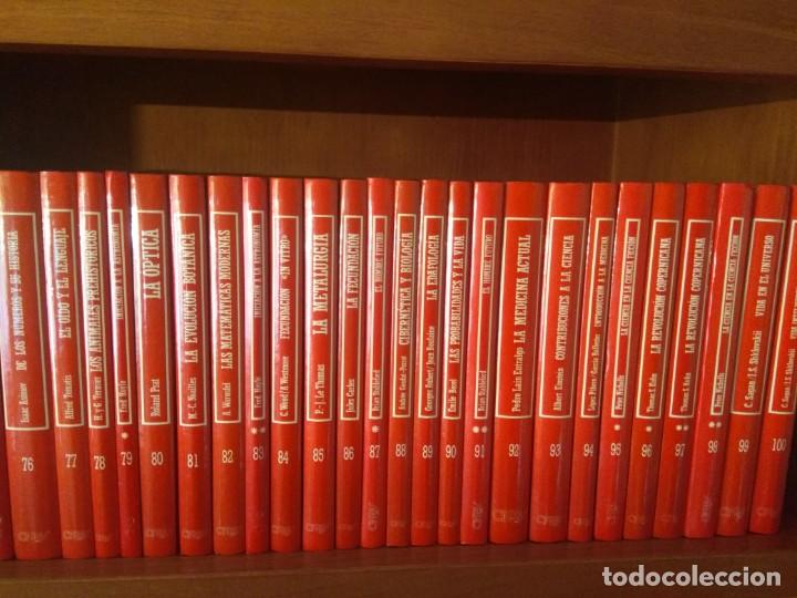 Libros de segunda mano: BIBLIOTECA DE DIVULGACI&Oacute;N CIENT&Iacute;FICA. COLECCION COMPLETA 100 TOMOS. - Foto 5