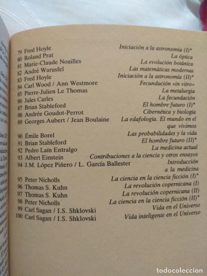 Libros de segunda mano: BIBLIOTECA DE DIVULGACI&Oacute;N CIENT&Iacute;FICA. COLECCION COMPLETA 100 TOMOS. - Foto 9