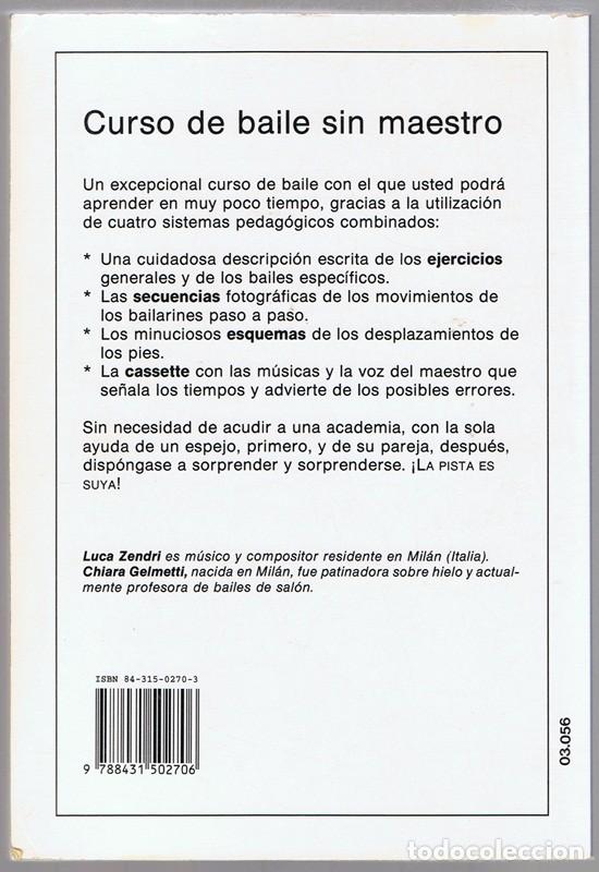 Libros de segunda mano: CURSO DE BAILE SIN MAESTRO L. ZENDRI - C.GELMETTI - Foto 2