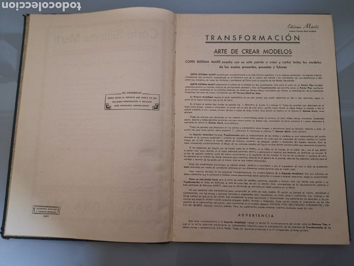 Libros de segunda mano: CORTE SISTEMA MARTI 1947 LENCERIA - Foto 5