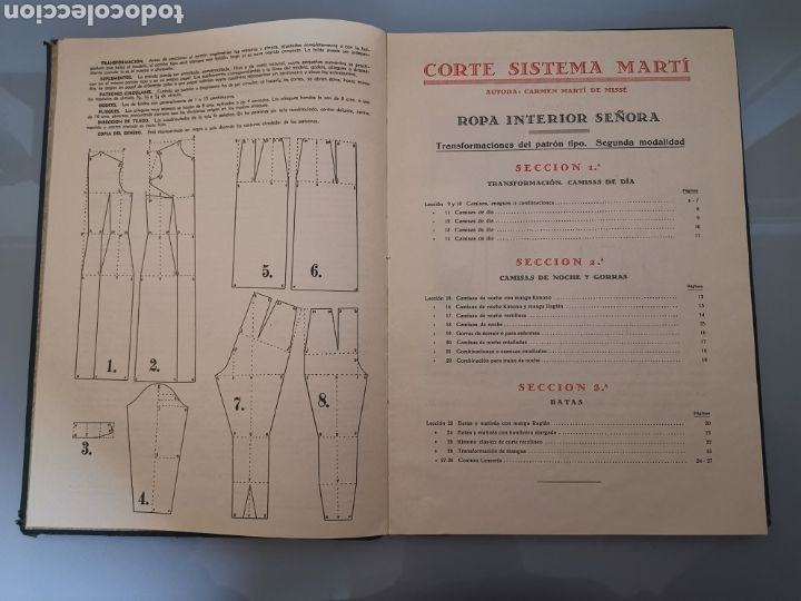 Libros de segunda mano: CORTE SISTEMA MARTI 1947 LENCERIA - Foto 6