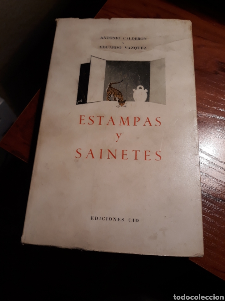 Libros de segunda mano: ESTAMPAS Y SAINETES ANTONIO CALDERON Y EDUARDO VAZQUEZ - Foto 1