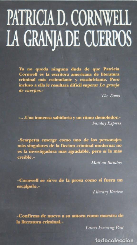 Libros de segunda mano: 1995.- LA GRANJA DE CUERPOS. PATRICIA D. CORNWELL - Foto 2