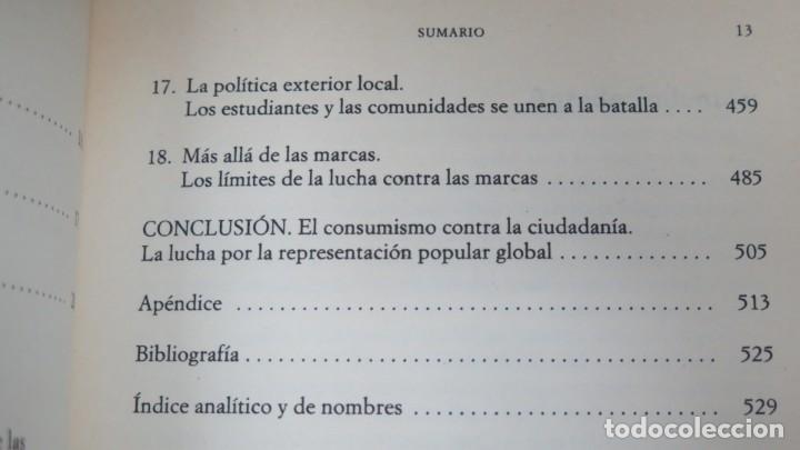 Libros de segunda mano: NO LOGO. EL PODER DE LAS MARCAS. NAOMI KLEIN - Foto 4