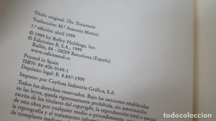 Libros de segunda mano: 1999.- EL TESTAMENTO. JOHN GRISHAM - Foto 3